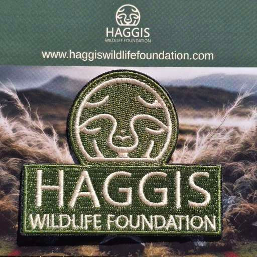 Scotland's Official Haggis Wildlife Foundation Embroidery Iron-On Patch