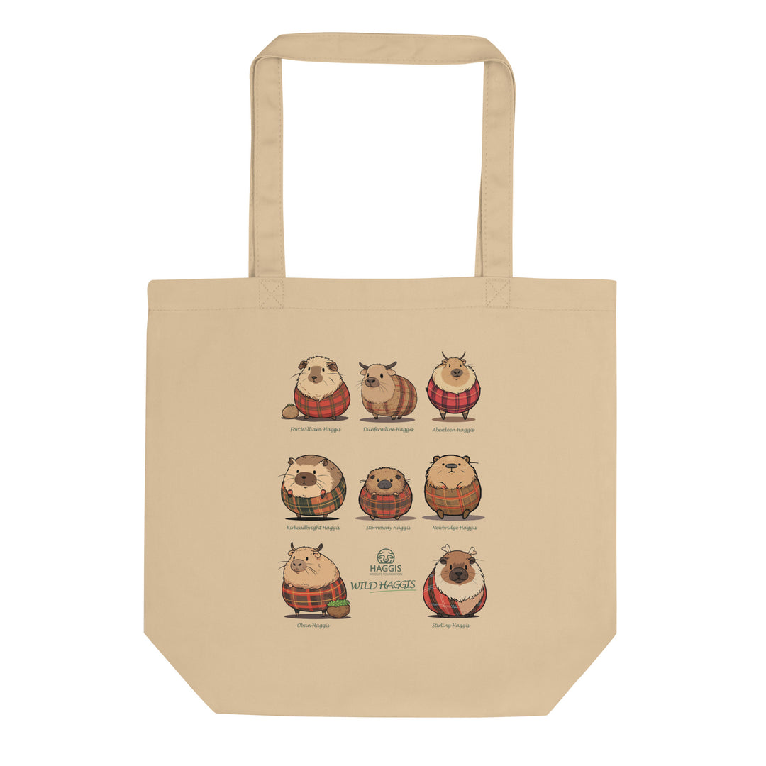 Wild Scottish Haggis Animal Species Tartan Edition | Wild Haggis Eco Tote Bag