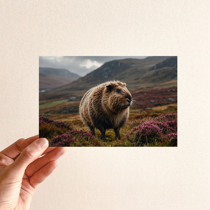 Wild Haggis Postcard – Share the Mythical Magic of Scotland
