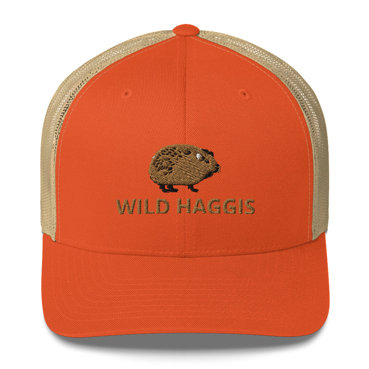 Wild Scottish Haggis Hunting Adventure Trucker Cap
