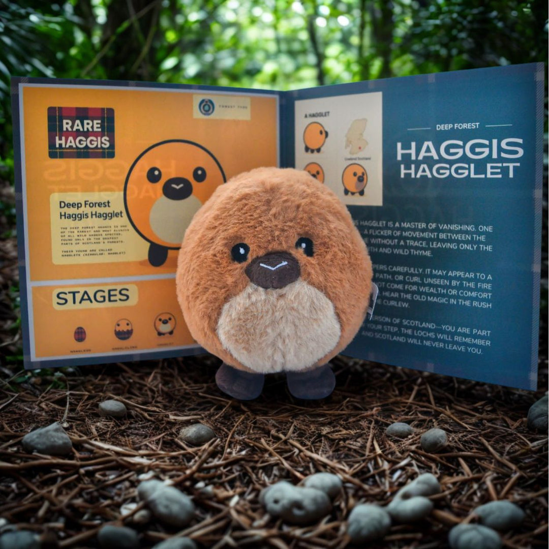 Wild Haggis Animal Toy |  5-Inch Small Scottish Deep Forest Baby Hagglet Toy