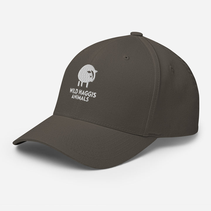 Haggis Animal Embroidered Structured Twill Cap