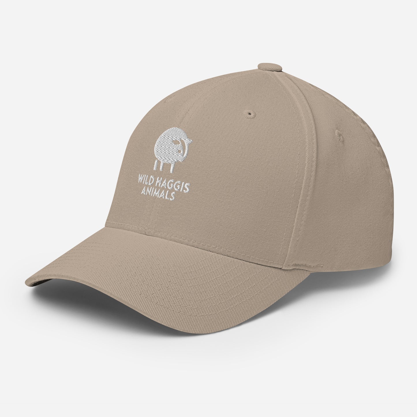 Haggis Animal Embroidered Structured Twill Cap