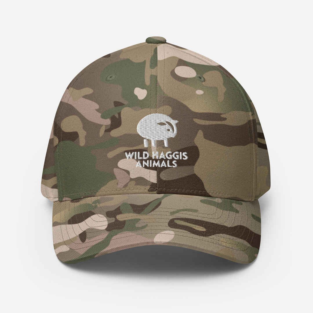 Haggis Animal Embroidered Structured Twill Cap