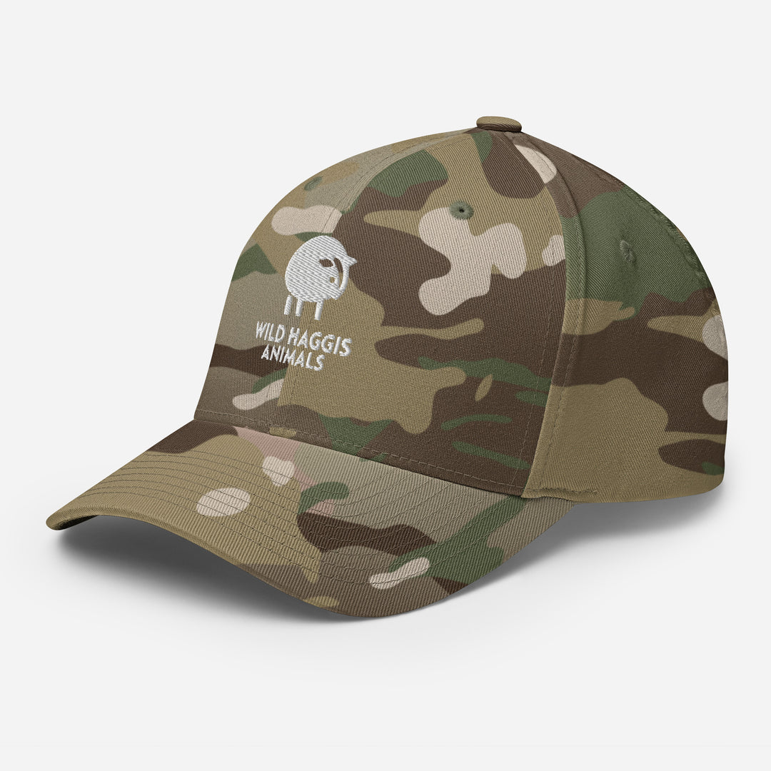 Haggis Animal Embroidered Structured Twill Cap