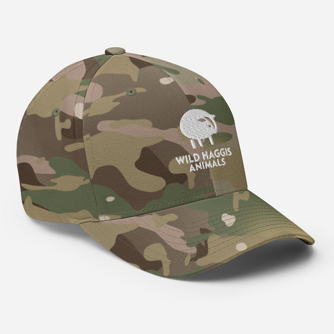 Haggis Animal Embroidered Structured Twill Cap