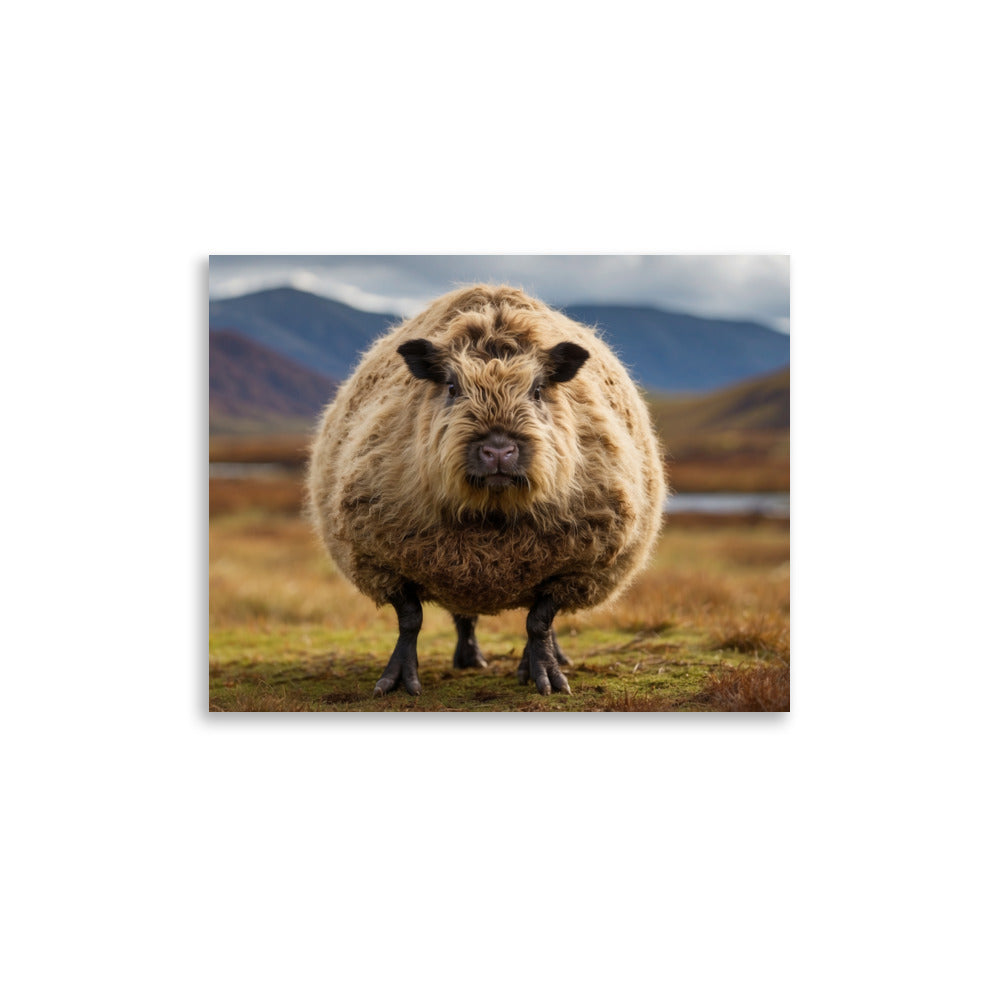 Wild Haggis Animal Poster