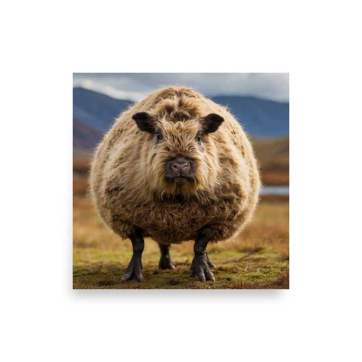 Wild Haggis Animal Poster