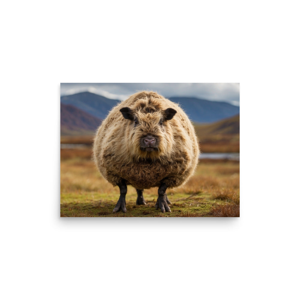 Wild Haggis Animal Poster