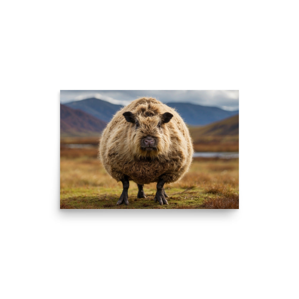 Wild Haggis Animal Poster