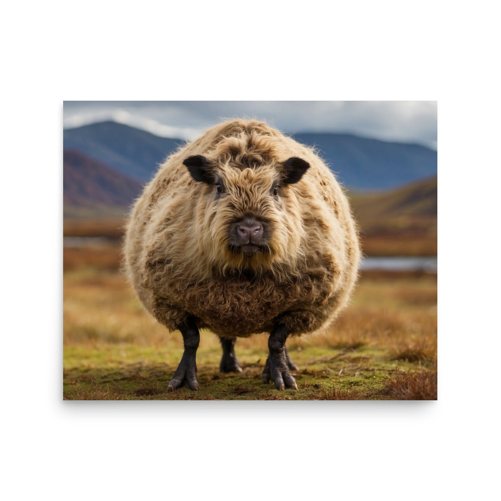 Wild Haggis Animal Poster