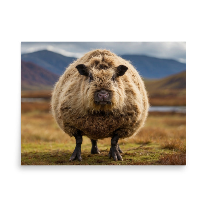 Wild Haggis Animal Poster