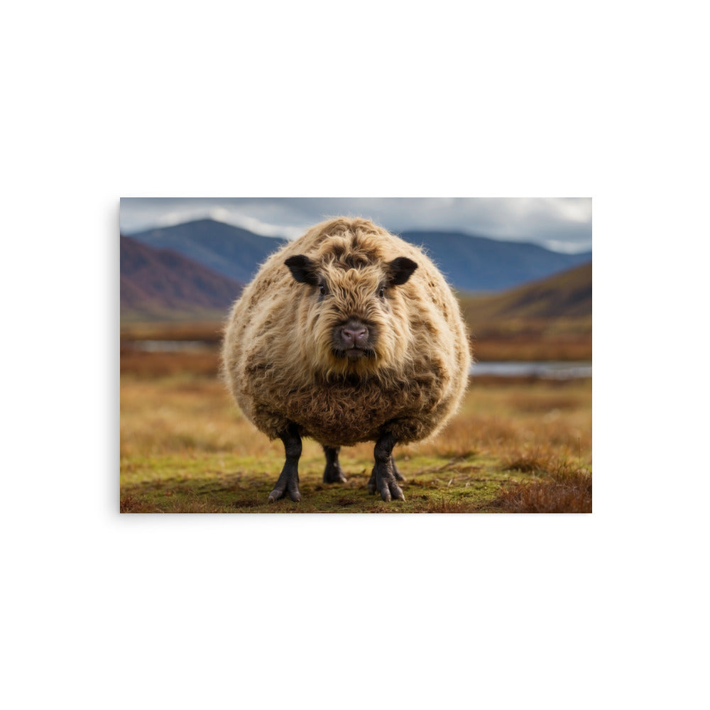 Wild Haggis Animal Poster