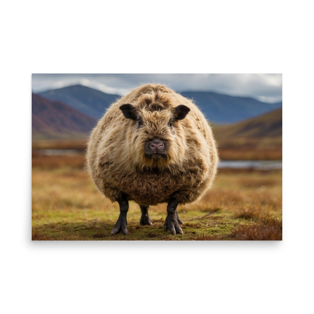 Wild Haggis Animal Poster