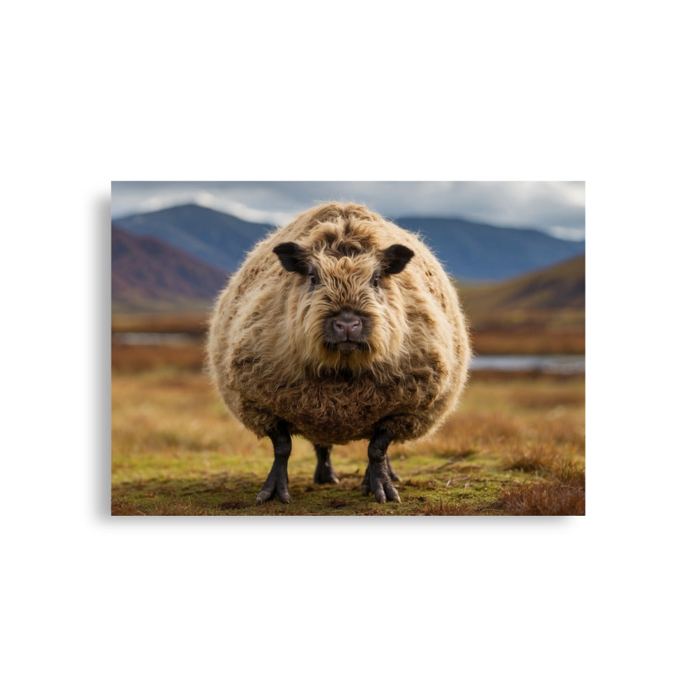 Wild Haggis Animal Poster