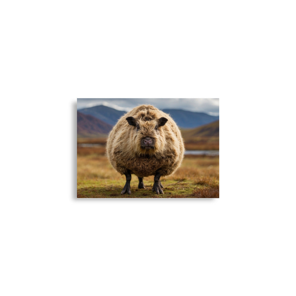 Wild Haggis Animal Poster