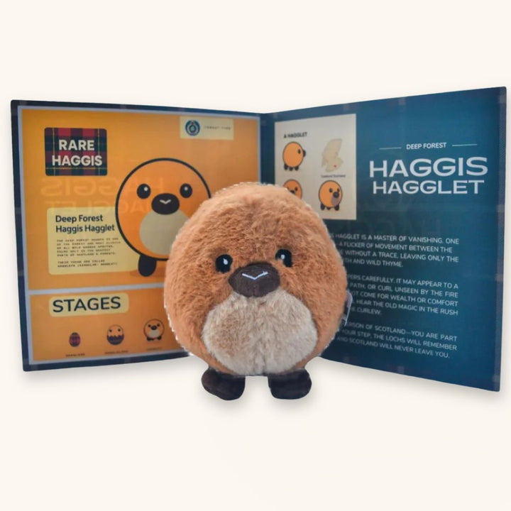 Wild Haggis Toy |  5-Inch Small Scottish Deep Forest Baby Hagglet Toy