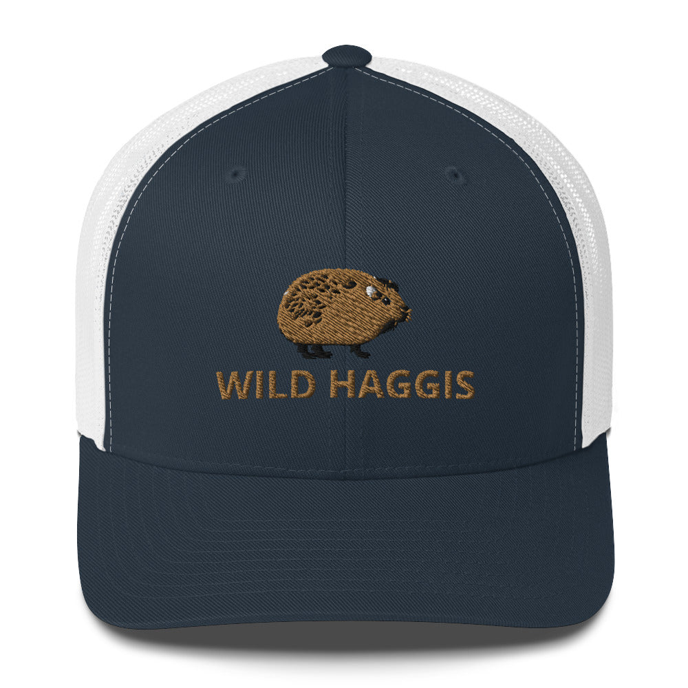 Wild Scottish Haggis Hunting Adventure Trucker Cap