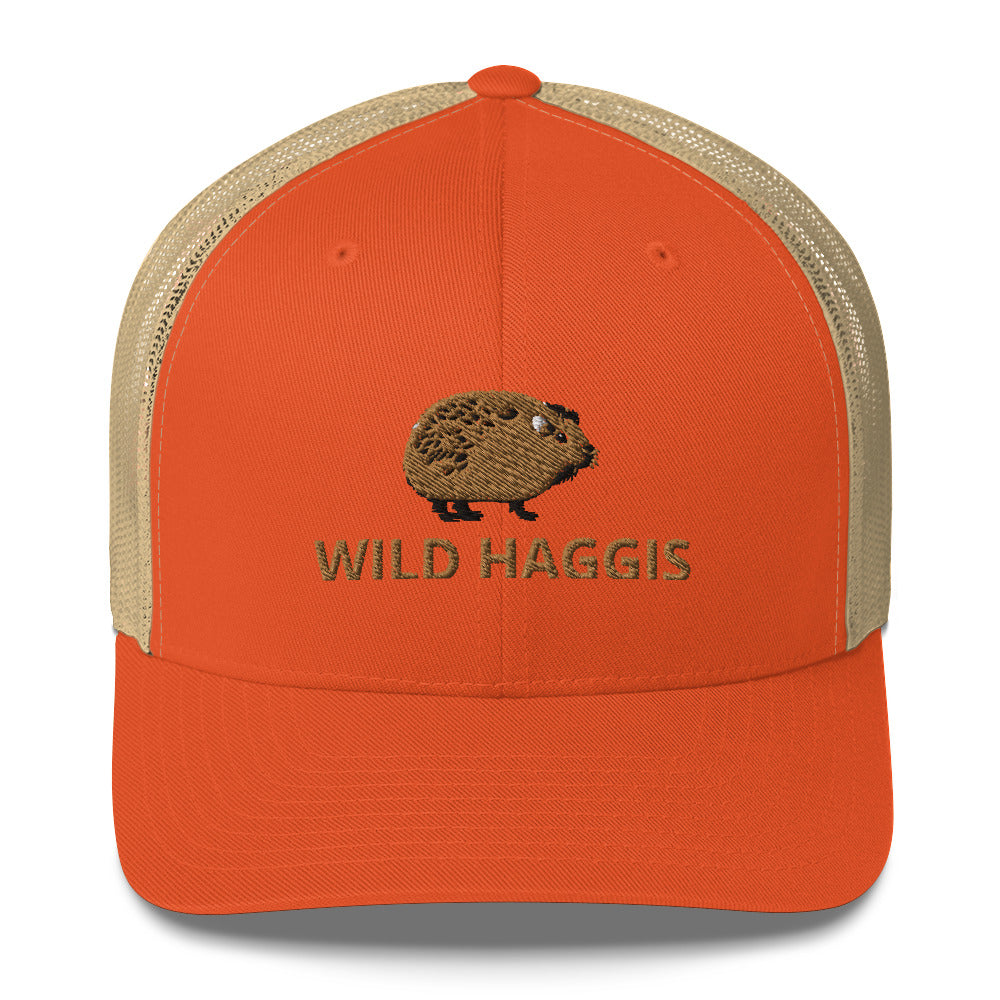 Wild Scottish Haggis Hunting Adventure Trucker Cap