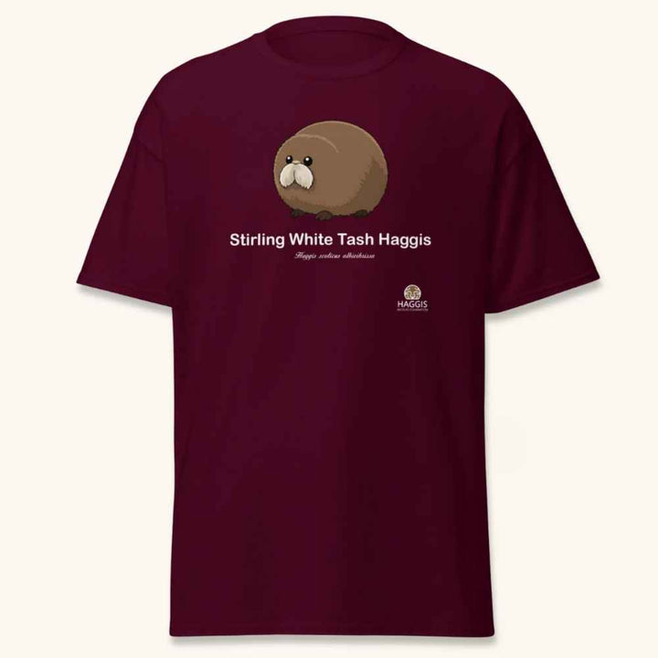 Stirling White Tash Wild Haggis Animal T-Shirt