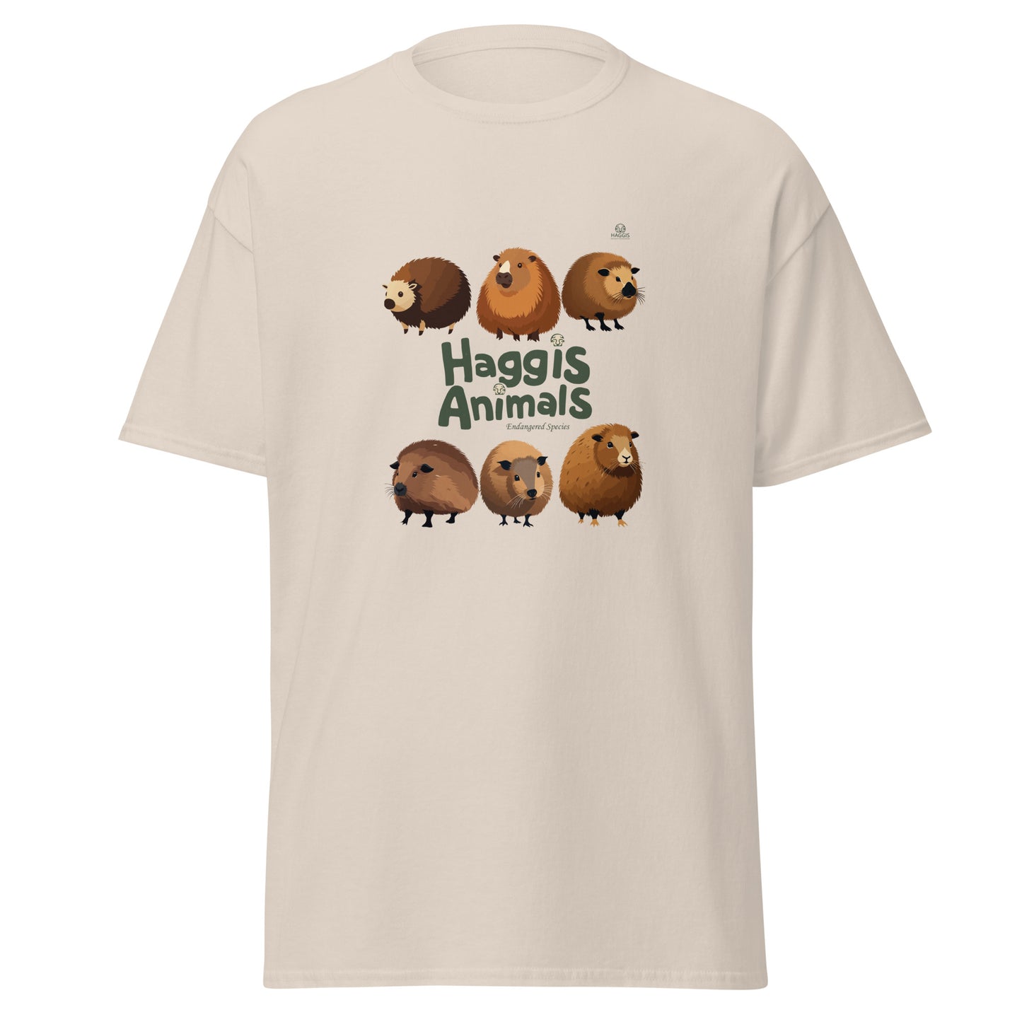 World Of Haggis Animals - Endangered Species Unisex classic tee