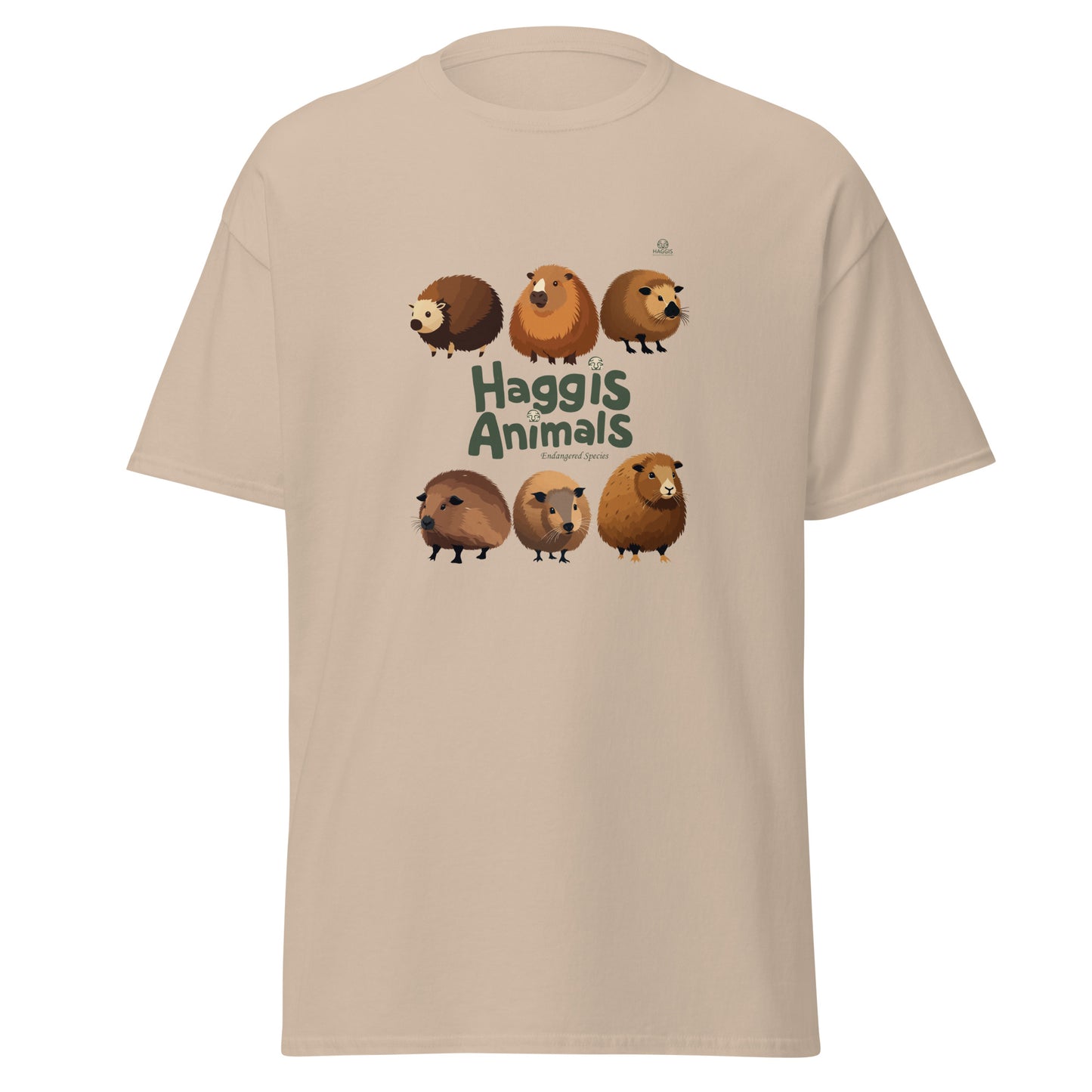 World Of Haggis Animals - Endangered Species Unisex classic tee