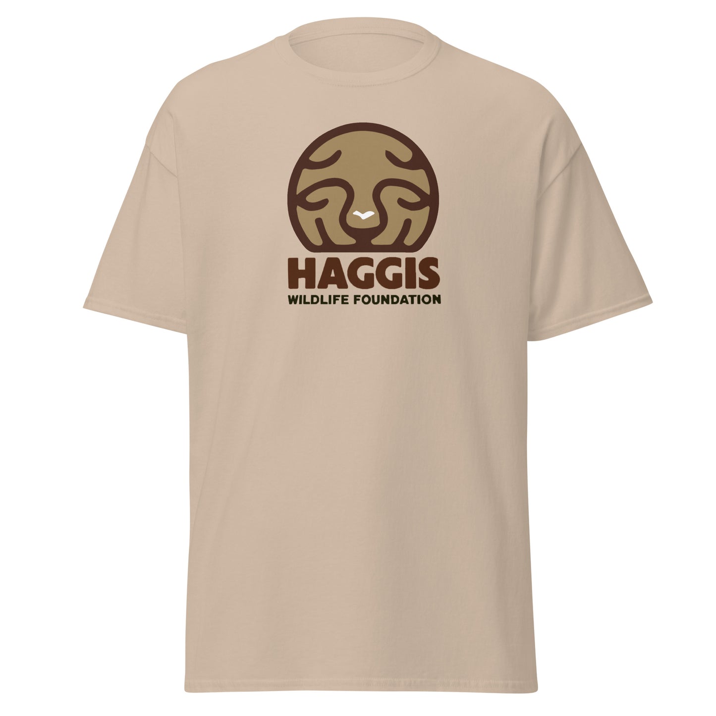 Haggis Wildlife Foundation in Haggis Brown Unisex classic T-shirt