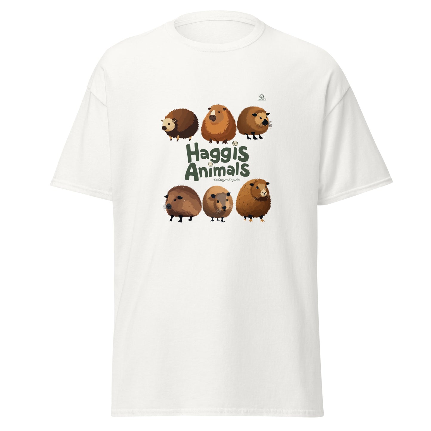 World Of Haggis Animals - Endangered Species Unisex classic tee