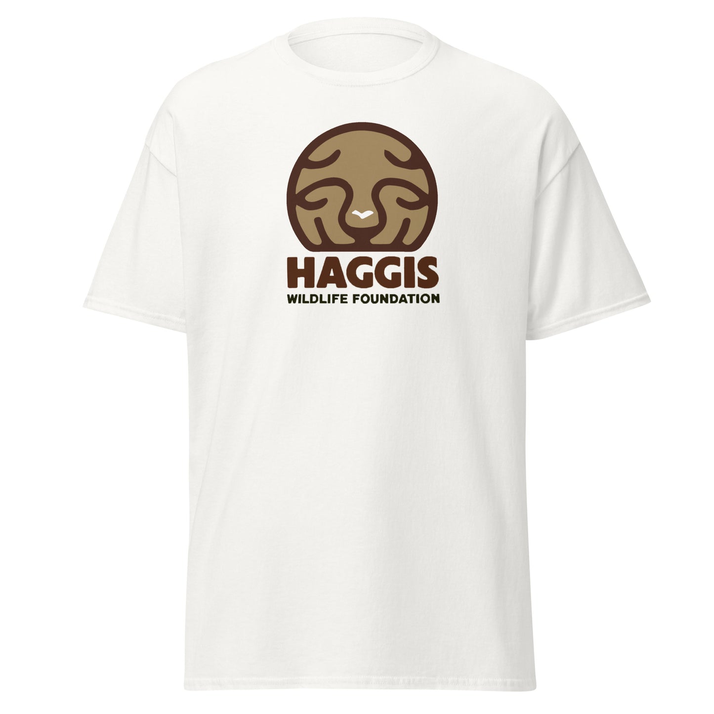 Haggis Wildlife Foundation in Haggis Brown Unisex classic T-shirt