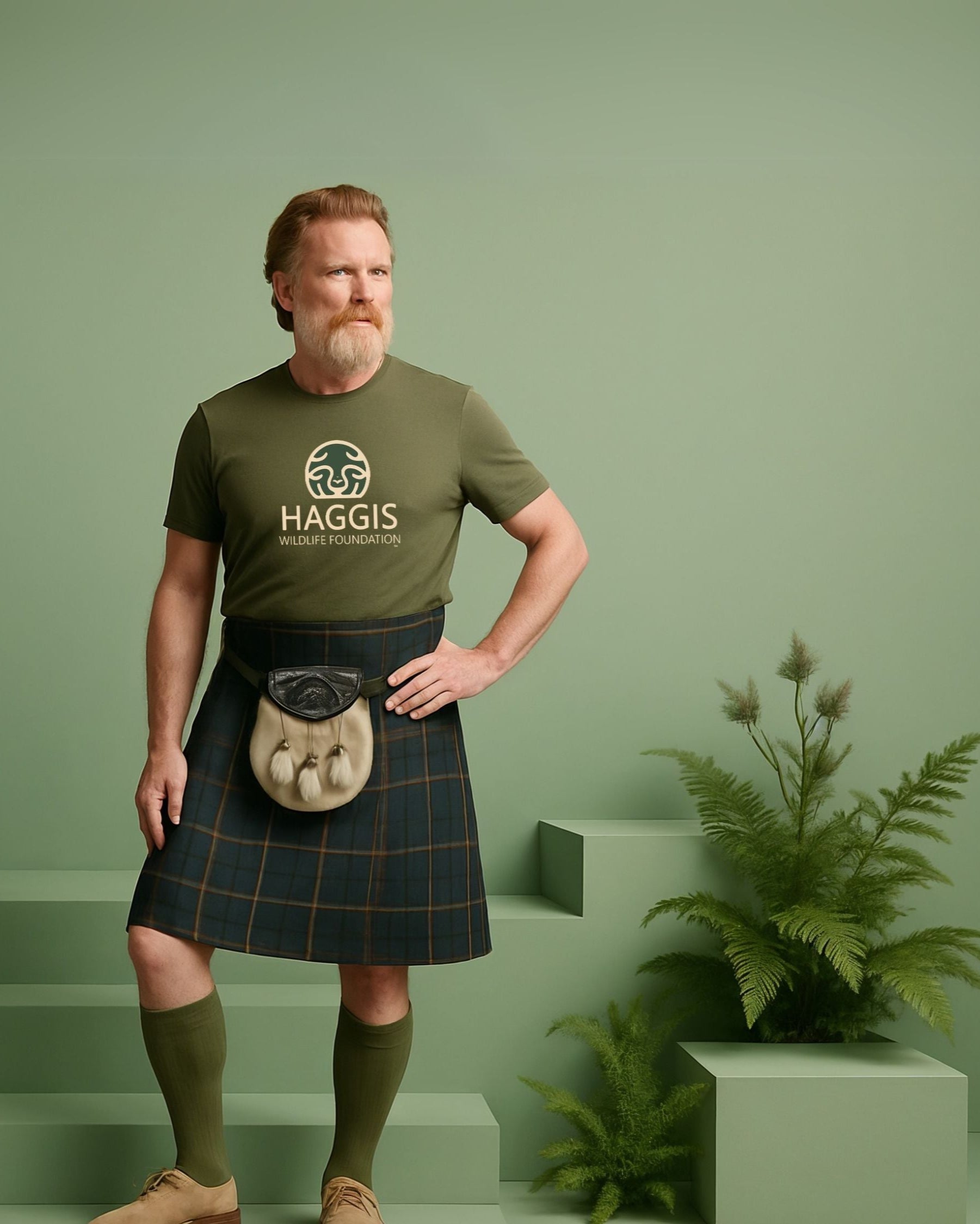 haggis wildlife foundation clothing model 