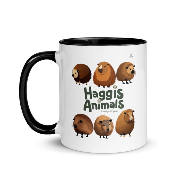 World Of Haggis Animals - Endangered Species - Mug with Color Inside