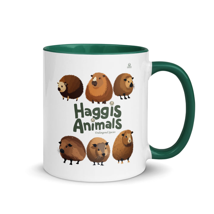 World Of Haggis Animals - Endangered Species - Mug with Color Inside