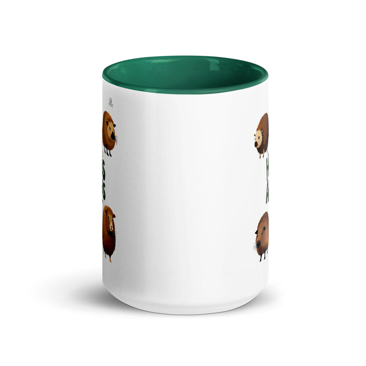 World Of Haggis Animals - Endangered Species - Mug with Color Inside