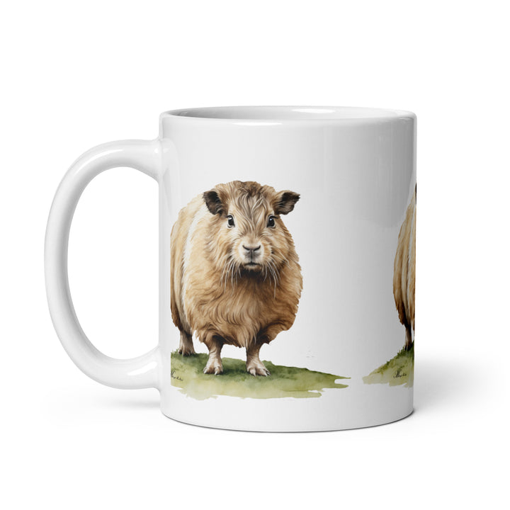 Scottish Haggis White glossy mug