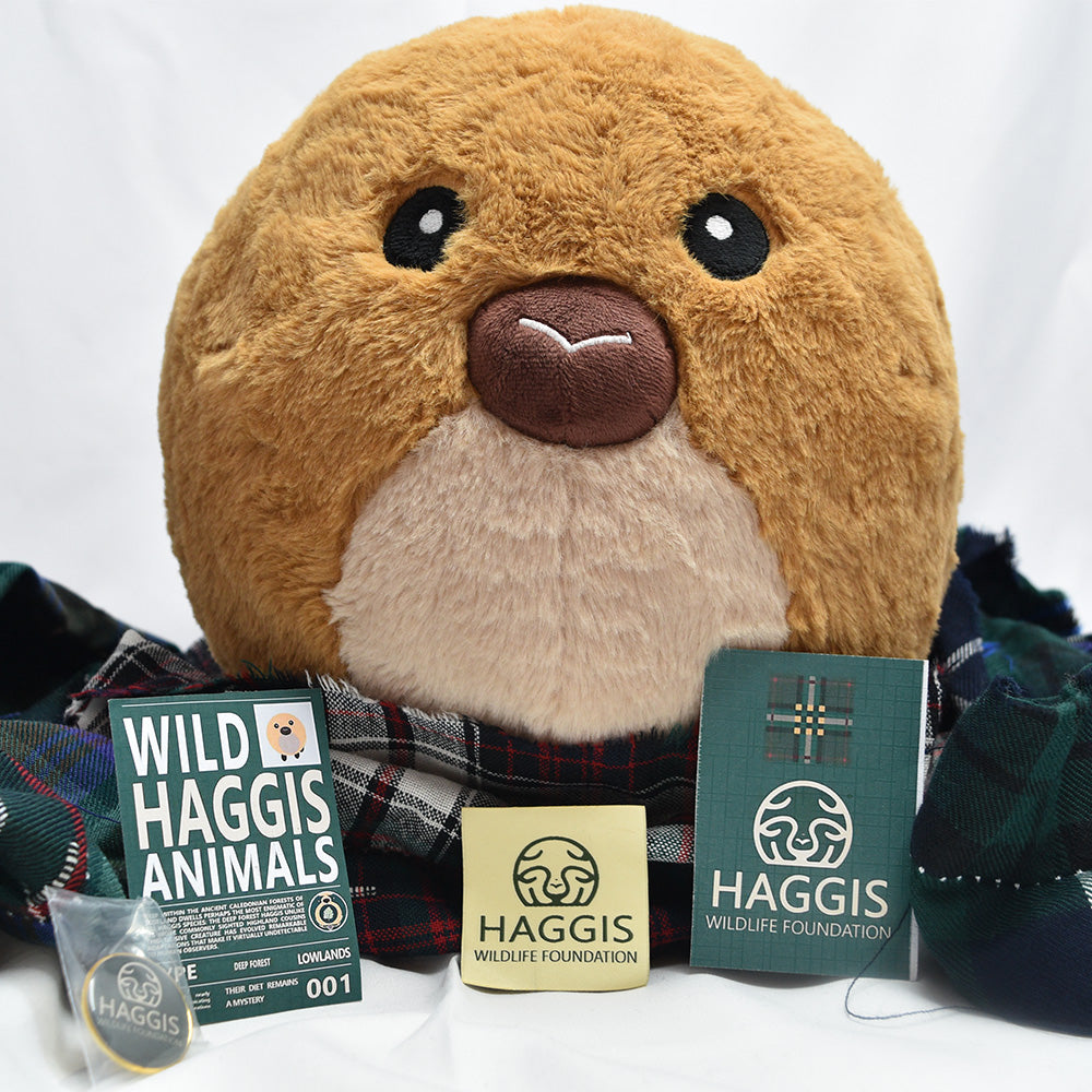 Wild Haggis Plush - 12-Inch Life Size Deep Forest Haggis Animal Plush